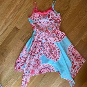 Girls I N Girl tropical print sundress